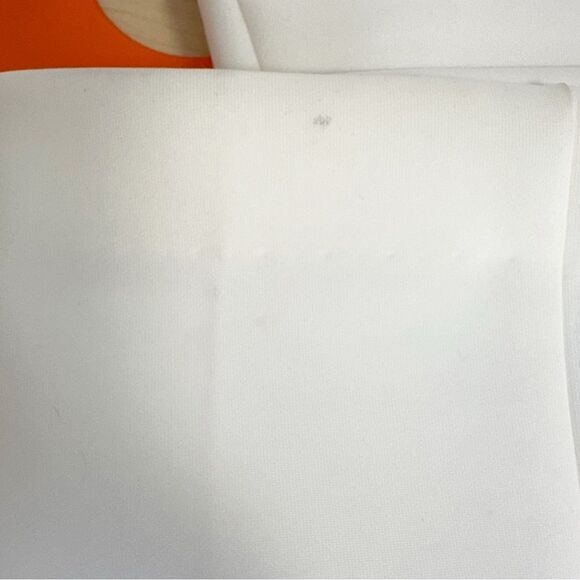 White Cold Shoulder Body Con Calvin Klein Dress Bridal Wedding Guest Prom‎ Sz 8 - Picture 15 of 16